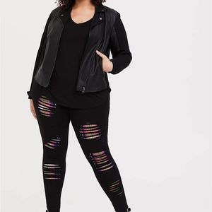 Torrid Slash/Plaid Leggings